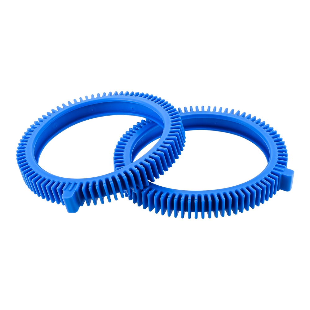 2X Blue Front Tires Kit with Super Hump for Haywood Poolvergnuegen Pool Cleaners